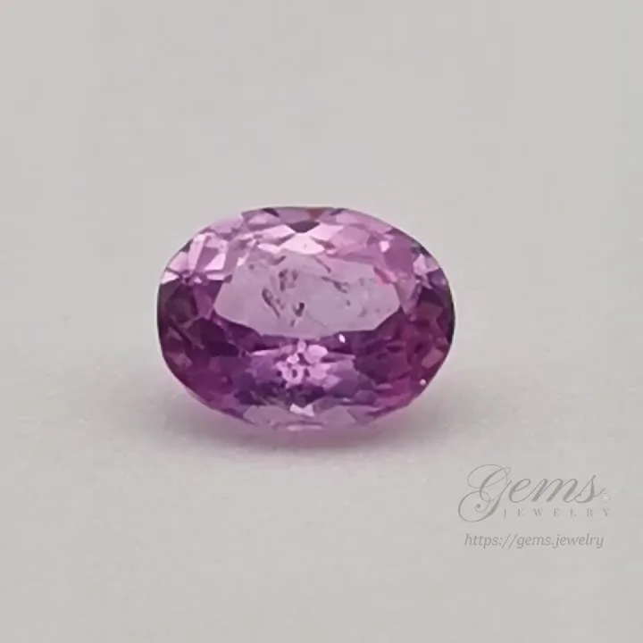 Pink Sapphire 5x4x3 Oval 0.50ct VI2 1140PKS