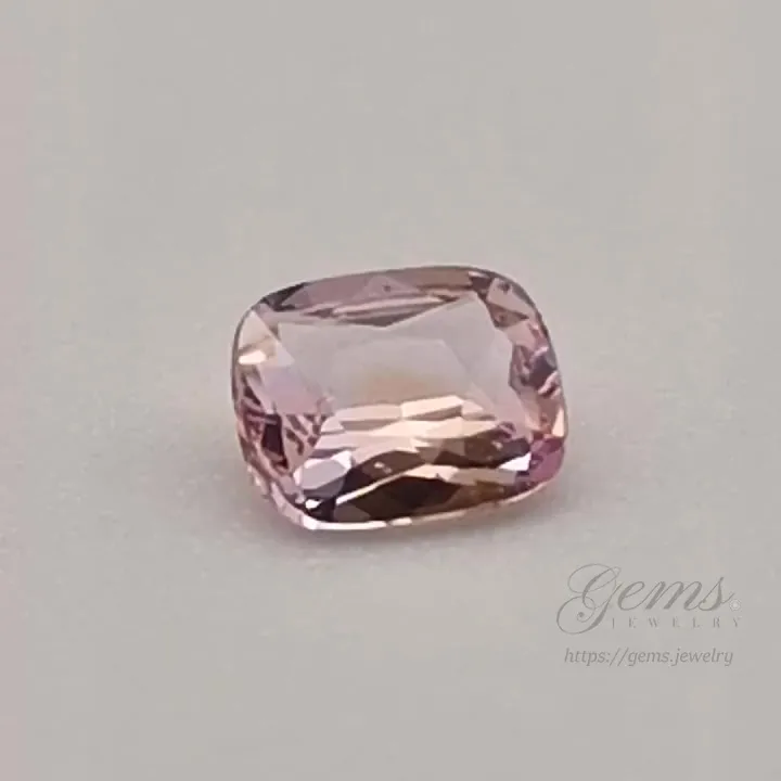 Padparaja Sapphire 5x4x2 Cushion 0.45ct LC2 1143PRS