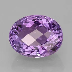 Amethyst gem oval cut