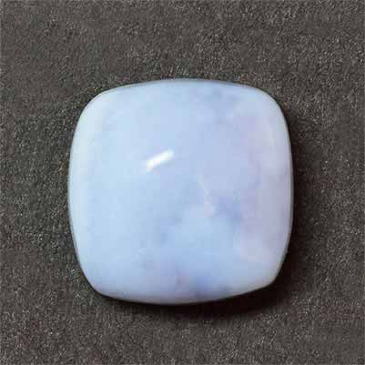 A polished blue lace agate gemstone 4